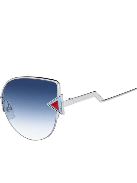 fendi ff 0242 s scb 52 ne silver blue|Fendi Rainbow Blue, Light Blue and Transparent G.